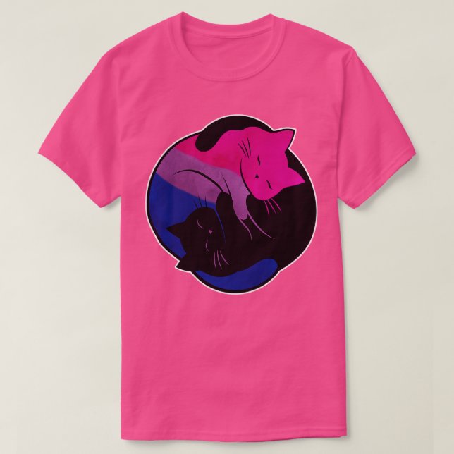 Camiseta Gato Yin Yang Eternal Yin (Diseño del anverso)