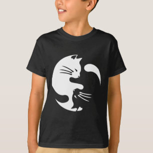 Camiseta Gato Yin Yang Paz Amo Idea de Regalo Interconectad