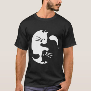 Camiseta Gato Yin Yang Paz Amo Idea de Regalo Interconectad