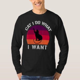 Camiseta Gato Yo Hago Lo Que Quiero Gatos