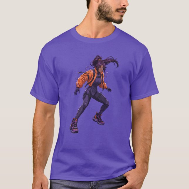 Camiseta gato yoruichi shihouin (Anverso)
