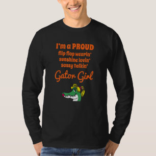 Camiseta Gator Chica Orgullosa de Florida