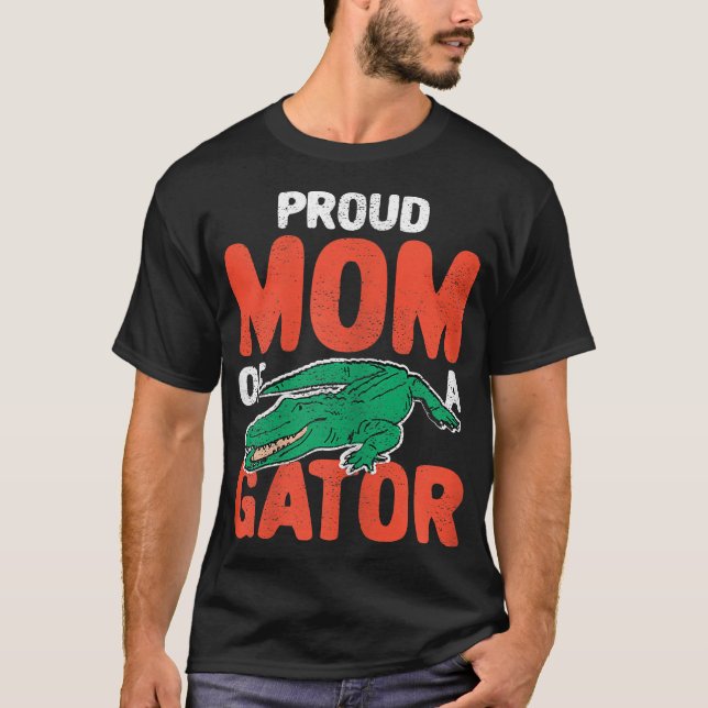 Camiseta Gator Mom Crocodile Costume Alligator (Anverso)