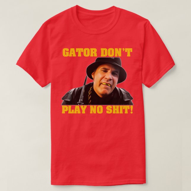 Camiseta Gator No Juega Sin Estuche De Teléfono (Diseño del anverso)