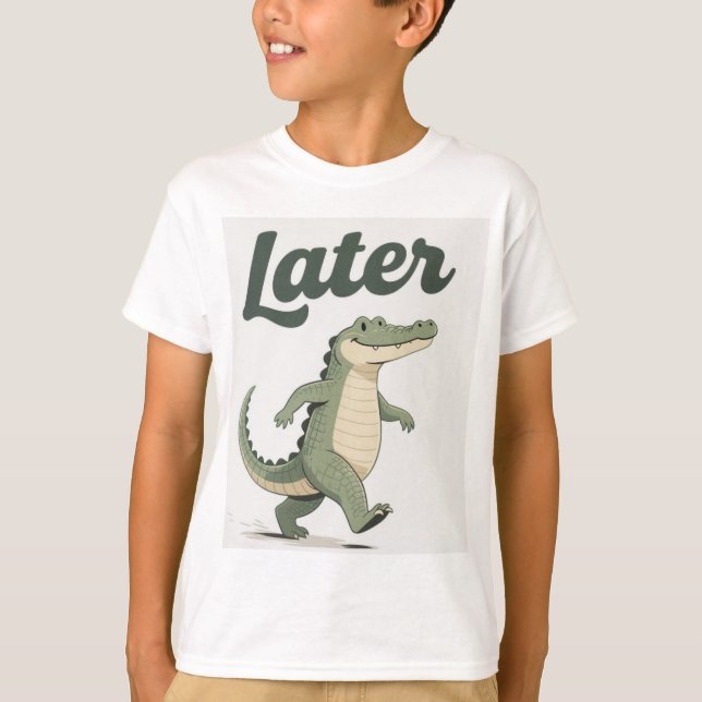 Camiseta Gator posterior: Un adiós alegre (Anverso)