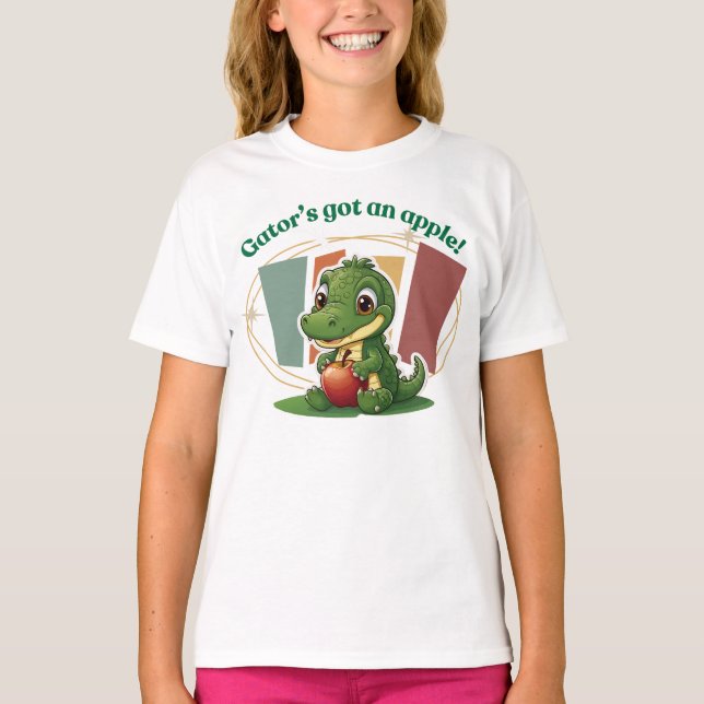 Camiseta Gator tiene una manzana (Anverso)