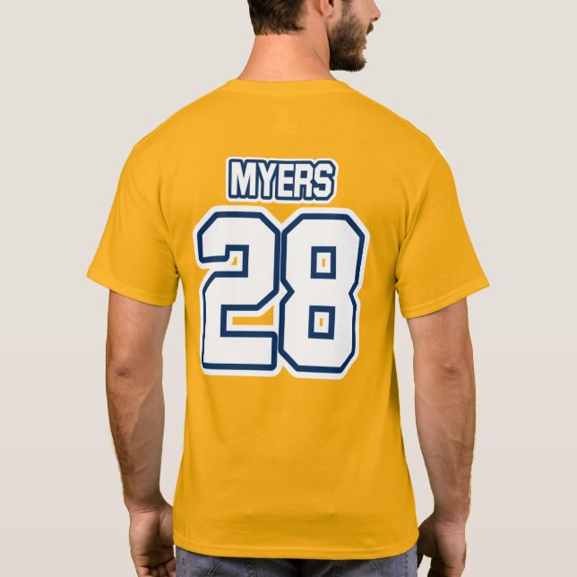 Camiseta Gators - 28 Myers (Reverso)