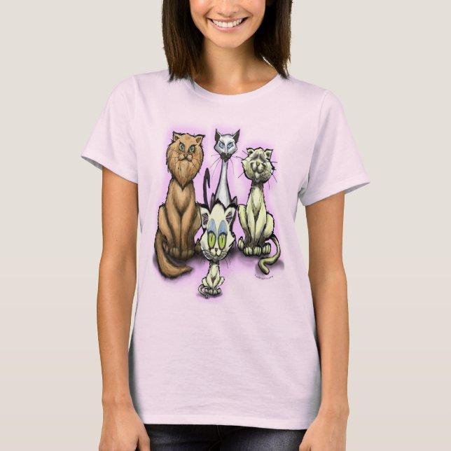 Camiseta Gatos (Anverso)