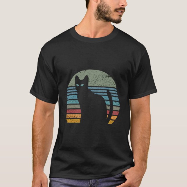 Camiseta Gatos 365 Cat Estilo Retro Vintage (Anverso)