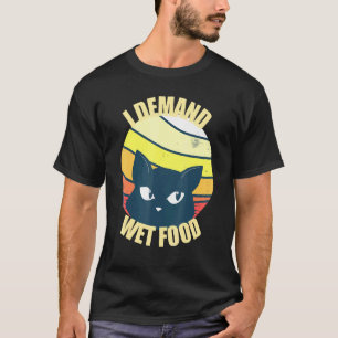 Camiseta Gatos a los que pido alimentos para el mundo occid