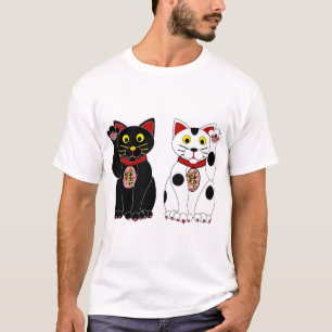 Camiseta Gatos afortunados