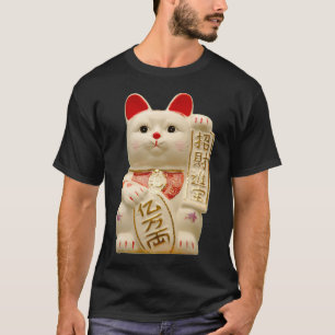 Camiseta Gatos afortunados, pata que agita