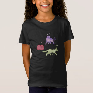 Camiseta Gatos alienígenas Caprichoso Gato Espacial Diverti