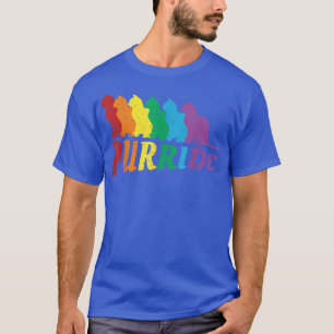Camiseta Gatos arcoiris conmemoran el mes del orgullo gay L