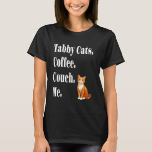 Camiseta Gatos atigrados divertidos Sofá de café Me Gato at