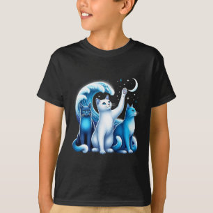 Camiseta Gatos Azules Harris Ola Kamala Divertidos Para Ama