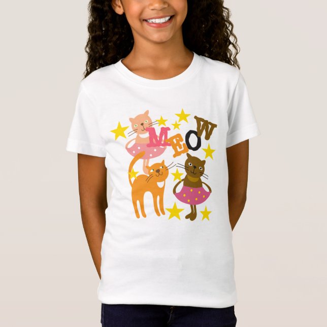 Camiseta Gatos bailando (Anverso)