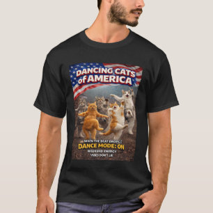 Camiseta Gatos Bailarines de América Fin de Semana de Baile
