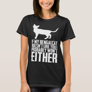 Camiseta gatos Bengala Bengala mamá Bengala