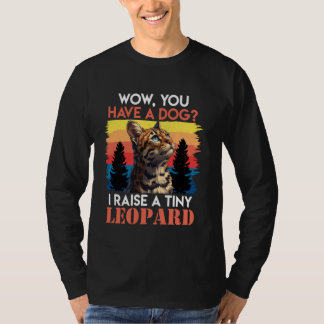 Camiseta Gatos bengalíes cuando tienes un perro, levanto un