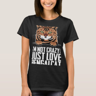 Camiseta Gatos bengalíes gatos bengalíes