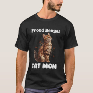 Camiseta Gatos bengalíes ORGULLOSOS BENGAL CAT MOM Bengal G