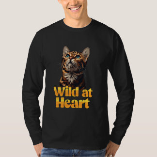 Camiseta Gatos Bengalíes SALVAJES EN EL CORAZÓN Bengalíes P