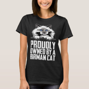 Camiseta gatos Birman gatito Birman madre Birman