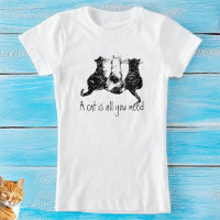 Gatos blancos negros "Un gato es todo lo que neces