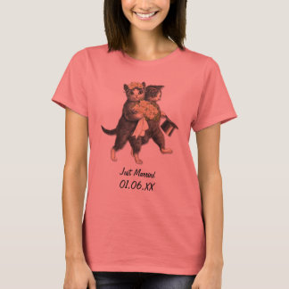 Camiseta Gatos bodas - Personalizar recién casado