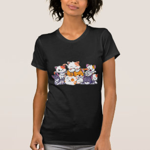 Camiseta Gatos bonitos Anime Kawaii Japonés Otaku Neko Gift