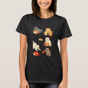 Camiseta Gatos British Shorthair pasando el rato con Sushi 