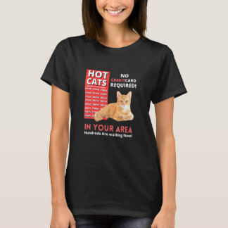 Camiseta Gatos Calientes En Su Área