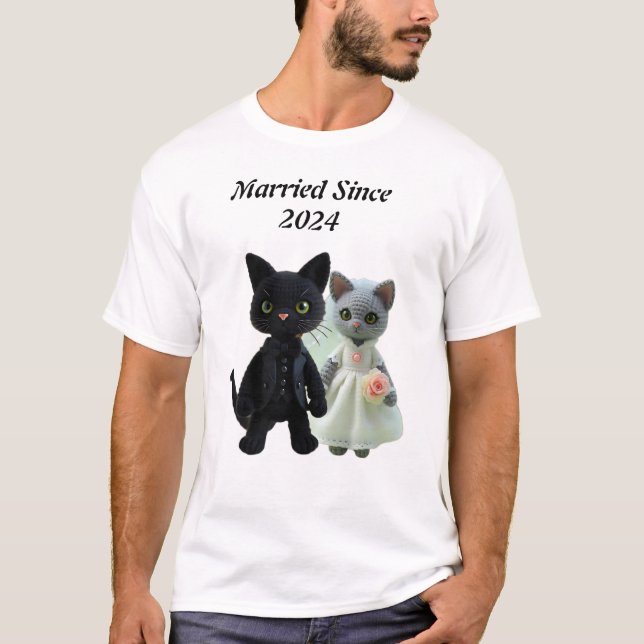 Camiseta Gatos casados 2024 (Anverso)