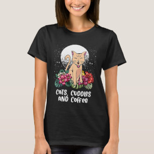 Camiseta Gatos charcutería y café Gato Gato Gatito Gatito G