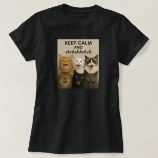 Camiseta Gatos charlando, cantando, ekekek