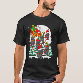 Camiseta Gatos Chartreux Reno de Santa Trineo Dueño de Gato