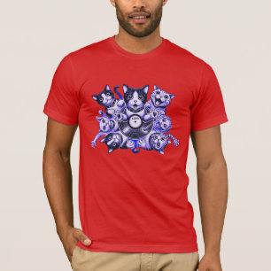 Camiseta gatos con jugador de registro