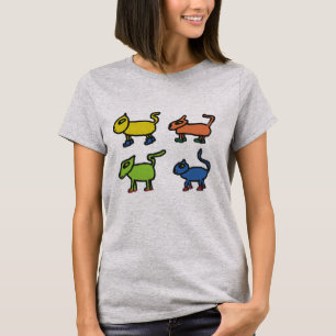 Camiseta Gatos Con Zapatos