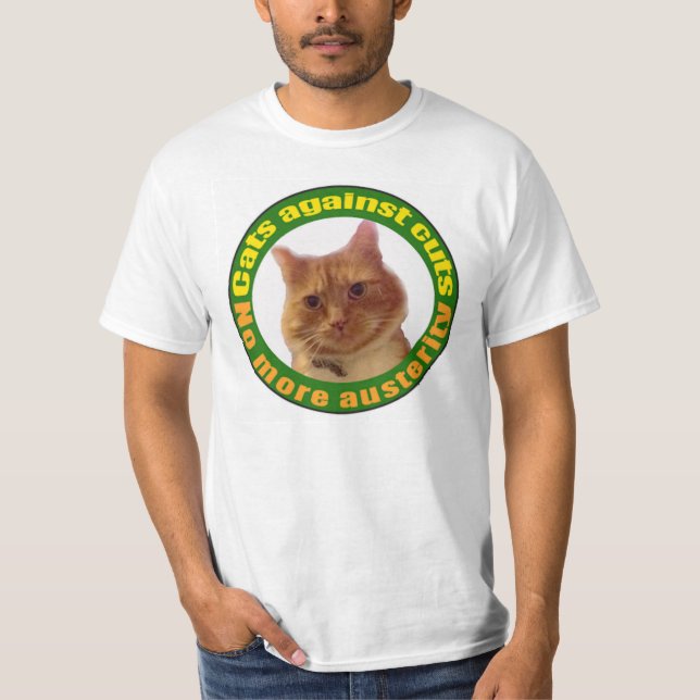 Camiseta Gatos contra cortes (Anverso)