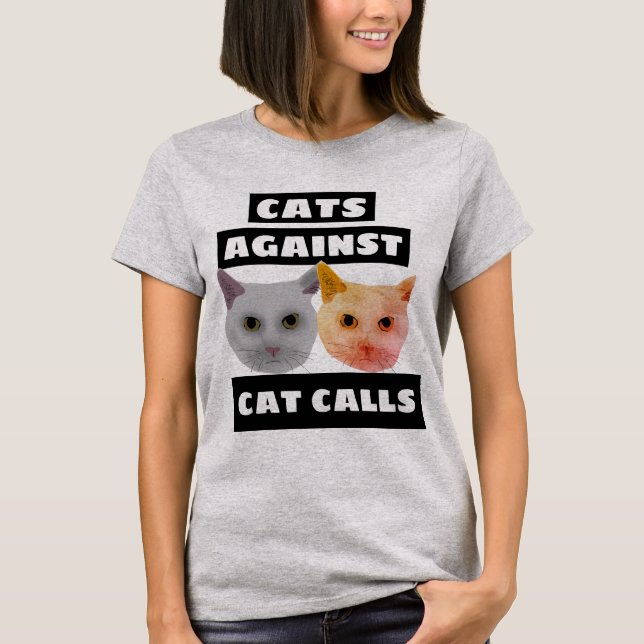 Camiseta GATOS CONTRA EL GATO LLAMA A DIVERSAS MUJERES Cami (Anverso)
