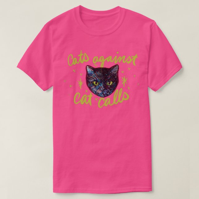 Camiseta Gatos contra las Llamadas (Diseño del anverso)