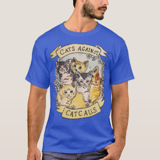 Camiseta Gatos contra llamadas de gatos ORIGINAL Esencial T