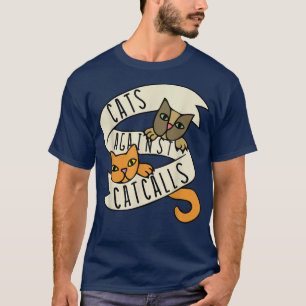 Camiseta Gatos contra los piroposFeminismo Cat T Feministas