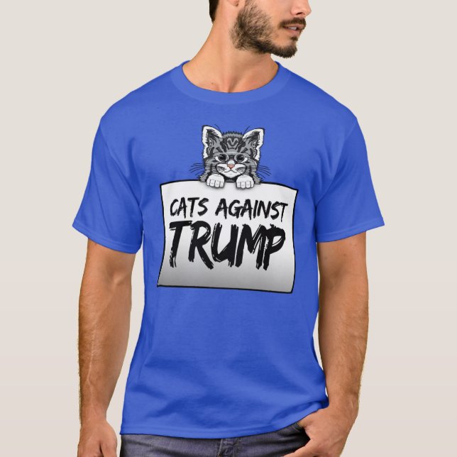 CAMISETA GATOS CONTRA TRUMP (Anverso)