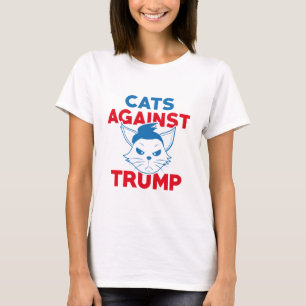 Camiseta Gatos contra Trump