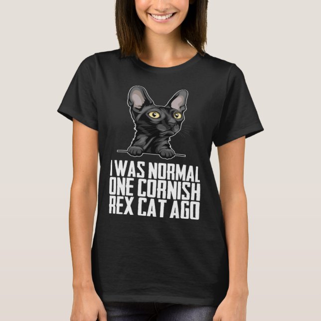 Camiseta gatos Cornish Rex Cornish Rex gatito Cornish Rex (Anverso)