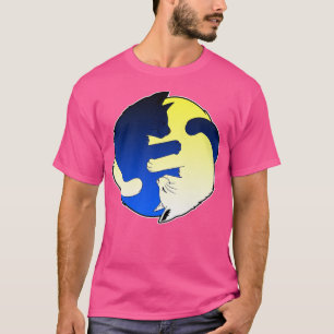Camiseta Gatos cortos Ying Yang, Yin Yang 