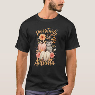 Camiseta Gatos Cottagecore Otoñales Positivamente Mujeres C