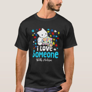 Camiseta Gatos Cuaditos Que Amo A Alguien Con El Rompecabez